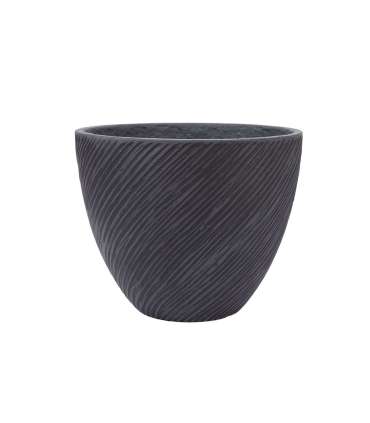 Lillepott DANAE D24xH19.5cm, tumehall