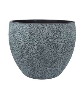 Lillepott FLORA D55xH43.5cm, must/hall