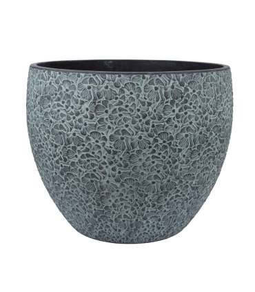 Lillepott FLORA D55xH43.5cm, must/hall