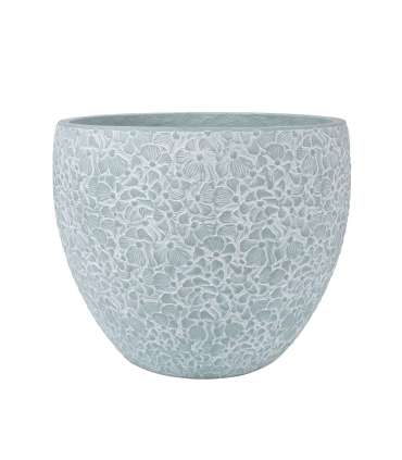 Lillepott FLORA D44xH36cm, rohekashall