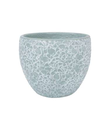 Lillepott FLORA D30xH24.5cm, rohekashall