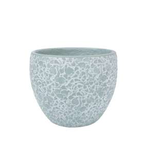 Lillepott FLORA D24xH19.5cm, rohekashall