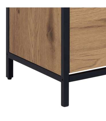 Jalanõudekapp SEAFORD 56x30xH129cm, must