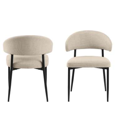 Tool EDINA beež, 56x55xH77cm