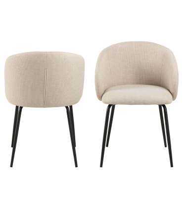 Tool ELEANOR käetugedega, beež