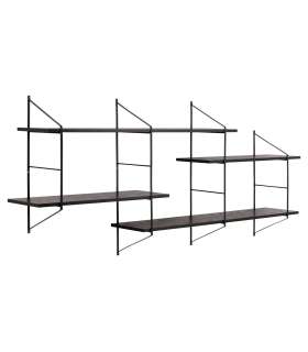 Seinariiul BELFAST 191x25,5xH79cm, must