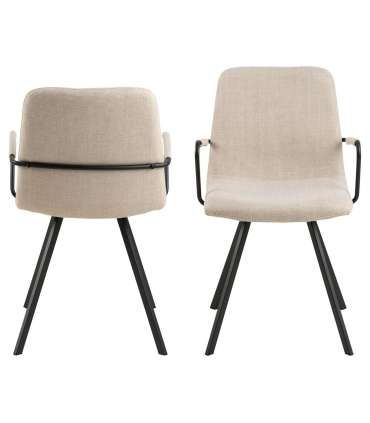 Tool SELINA käetugedega, beež