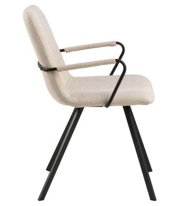 Tool SELINA käetugedega, beež