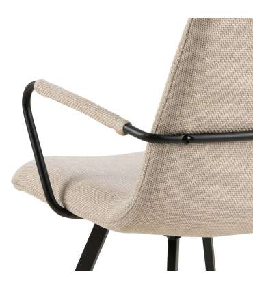 Tool SELINA käetugedega, beež