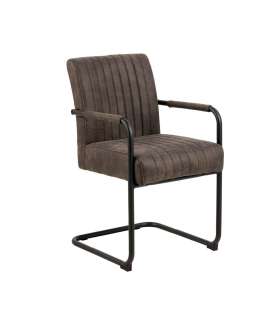 Tool ADELE käetugedega, hall, 50,5x64,5xH84,5cm