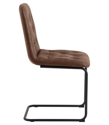 Tool KIRA pruun, 48x56xH92cm, nahasegu, metall