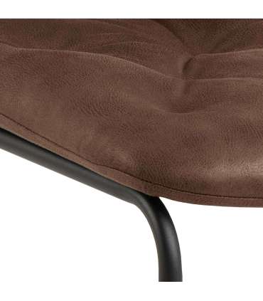 Tool KIRA pruun, 48x56xH92cm, nahasegu, metall