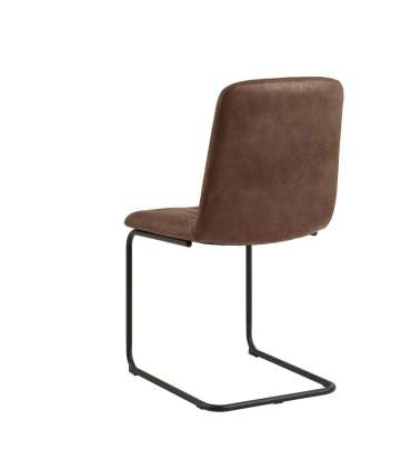 Tool KIRA pruun, 48x56xH92cm, nahasegu, metall