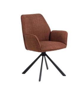 Tool GLENDA käetugedega, terrakota