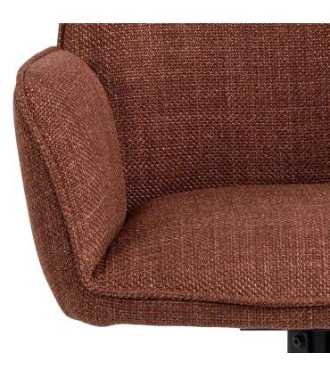 Tool GLENDA käetugedega, terrakota