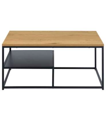 Diivanilaud GILA 90x60xH42cm, naturaalne, melamiin, teras