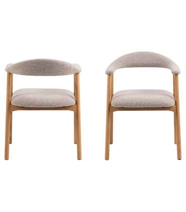 Tool ADDI käetugedega, hallikas beež