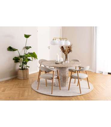 Tool ADDI käetugedega, hallikas beež