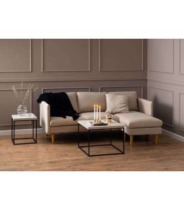 Diivanilaud BAROSSA 40x40xH45cm, beež