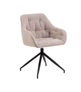 Tool BROOKE käetugedega, beež/must