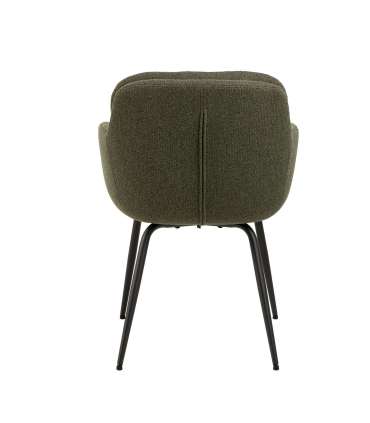 Tool DORA käetugedega, roheline, 58x59xH84cm, polüesterkangas, teras