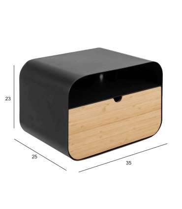 Öökapp JOLIET 35x25xH23cm, must