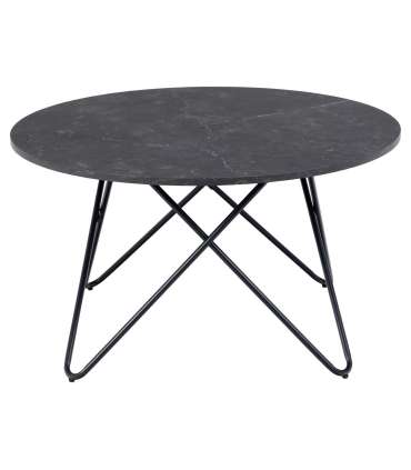 Diivanilaud WYRE D80xH45cm, must, melamiin, teras