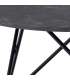 Diivanilaud WYRE D80xH45cm, must, melamiin, teras