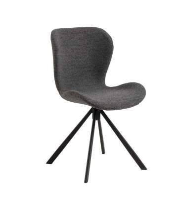 Tool BATILDA-A1 hall/must, 46,5x53xH81cm, bukleekangas, teras