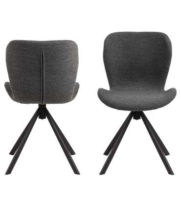 Tool BATILDA-A1 hall/must, 46,5x53xH81cm, bukleekangas, teras