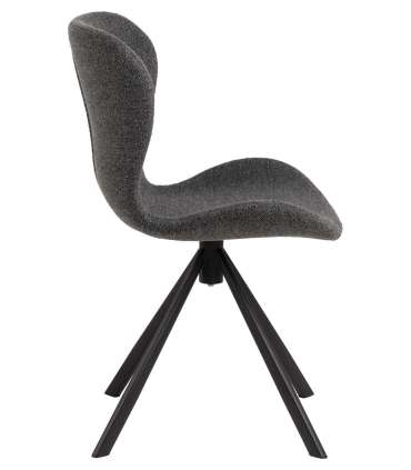 Tool BATILDA-A1 hall/must, 46,5x53xH81cm, bukleekangas, teras