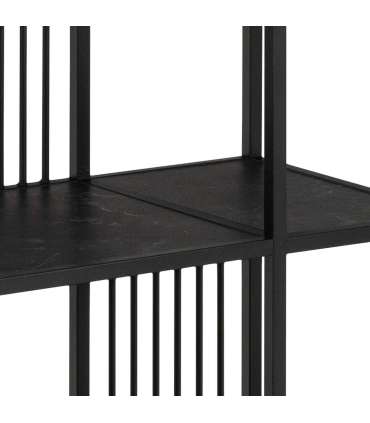 Riiul STRINGTON 85x35xH185cm, must, MDF, teras