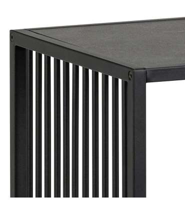 Riiul STRINGTON 120x35xH83cm, must, MDF, teras