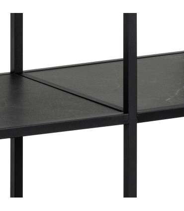 Riiul STRINGTON 120x35xH83cm, must, MDF, teras