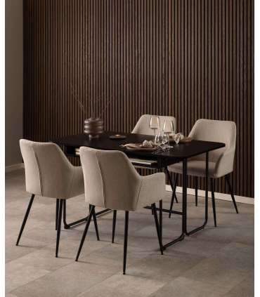 Söögilaud DARLINGTON 140x40/80xH77cm, mu