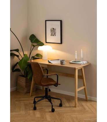 Kirjutuslaud BARNETT 120x60xH75cm, naturaalne, lakitud tammespoon, MDF, puit