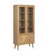 Vitriinkapp NAGANO 80x37xH178cm, naturaa