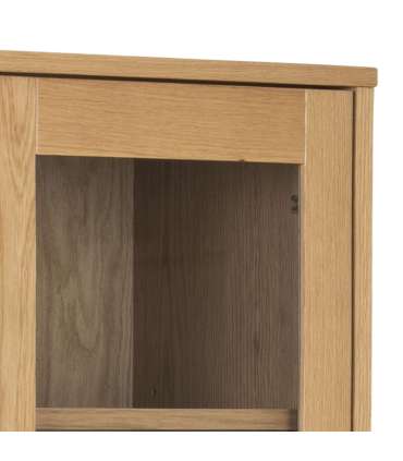Vitriinkapp NAGANO 80x37xH178cm, naturaa