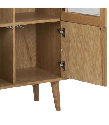 Vitriinkapp NAGANO 80x37xH178cm, naturaalne