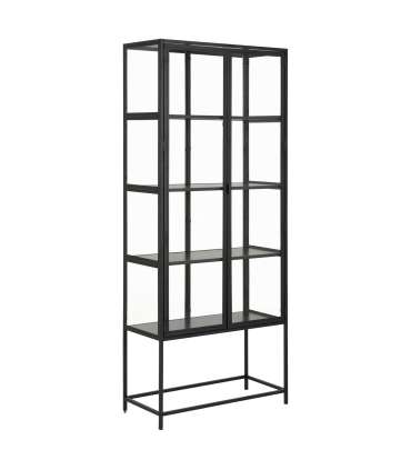 Vitriinkapp SEAFORD 77x35xH185,6cm, must