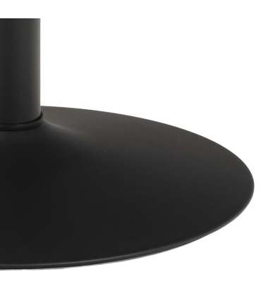 Söögilaud IBIZA D110xH74cm, must marmor