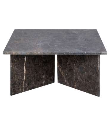 Diivanilaud VEGA 90x90xH42cm, pruun, marmor