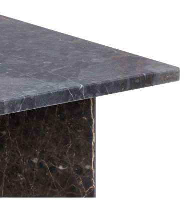 Diivanilaud VEGA 90x90xH42cm, pruun, marmor