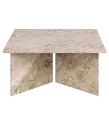 Diivanilaud VEGA 90x90xH42cm, pruun, marmor