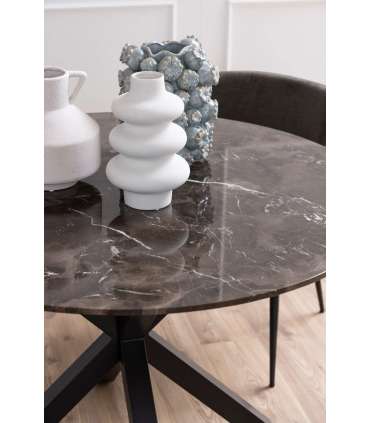 Söögilaud HEAVEN D120xH75,5cm, pruun