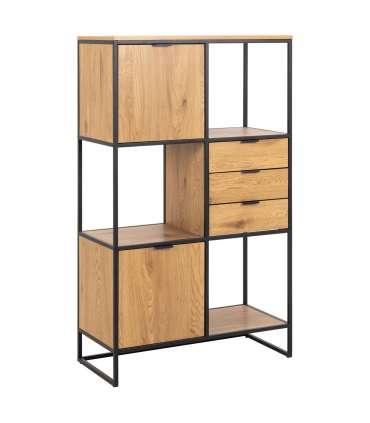 Riiul SWINDON 85x40xH141cm, naturaalne