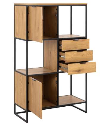 Riiul SWINDON 85x40xH141cm, naturaalne