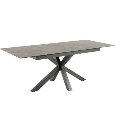 Söögilaud HEAVEN 168/210x90xH76cm, must