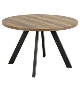 Söögilaud ZALIDA D120/210xH75cm, naturaalne