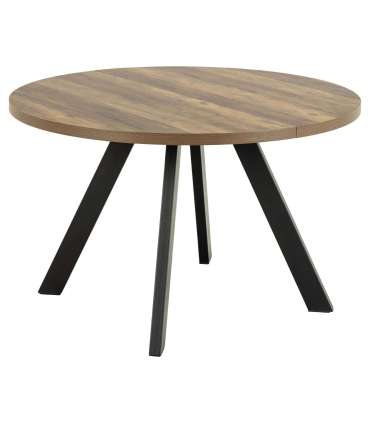 Söögilaud ZALIDA D120/210xH75cm, naturaalne